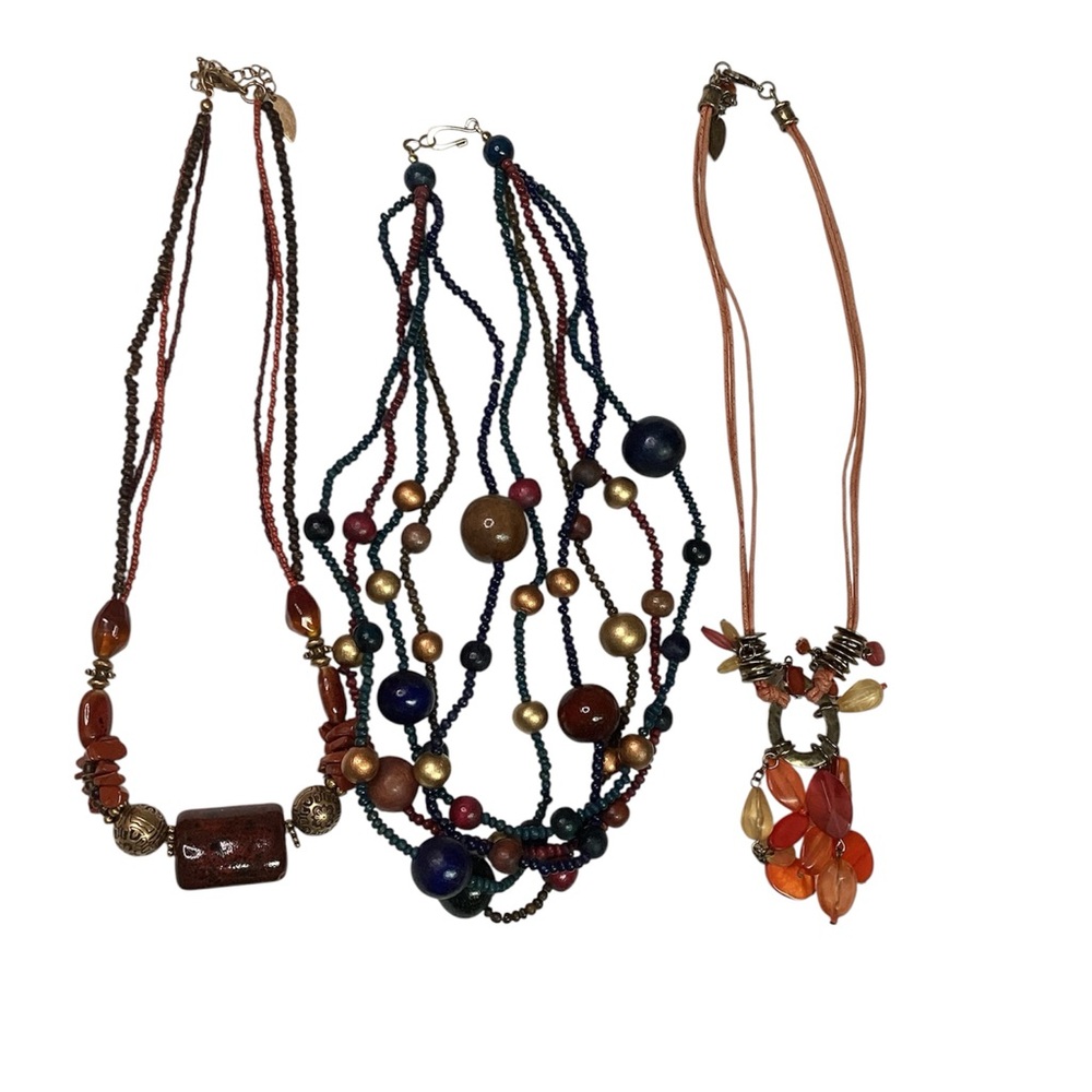 Artisan Multicolor Beaded Necklace Set